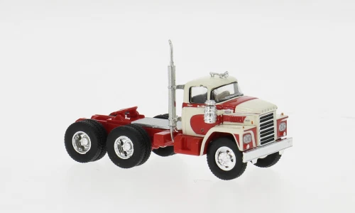 Carro modelo Brekina Dodge LCF CT 900 branco/vermelho 1960 1:87 - Imagem 1 de 1