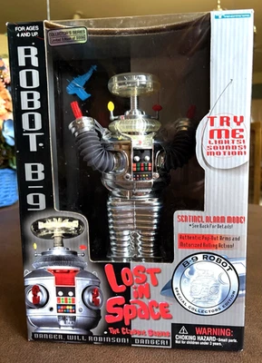Vintage 1997 Lost In Space B-9 Robô Colecionadores Edição Limitada Série Cromado - Imagem 1 de 4