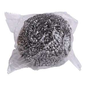 Stainless Steel Scrubber, Large Size, 2.5 x 2.75, Steel Gray, 12/Carton - Bild 1 von 5