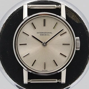 IWC 4113 Silver Dial Round Vintage Ladies Watch used excellent Condition - Picture 1 of 3