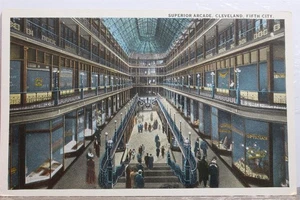 Ohio OH Cleveland Fifth City Superior Arcade Postcard Old Vintage Card View Post - Foto 1 di 2