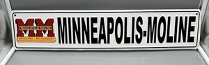 ¡Letrero de metal Minneapolis Moline 5" x 24"! - Imagen 1 de 6