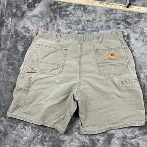 Pantalones Cortos Carpintero De Colección Y2K Carhartt Lona B144 LBR TALLA 38 Ajuste Original Distresse - Imagen 1 de 14