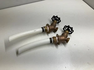 Pair of Hammond 1032 Outside Water Faucet Faucets - Picture 1 of 7
