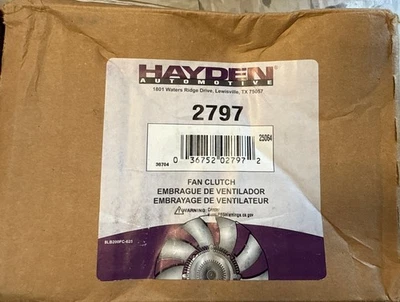 For Ford F-150 1975-1987 Hayden 2797 Sever Duty Therm Engine Cooling Fan Clutch - Image 1 of 2