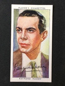 1938 Player's Film Stars Third Series #29 Raymond Massey Excellent - Picture 1 of 2