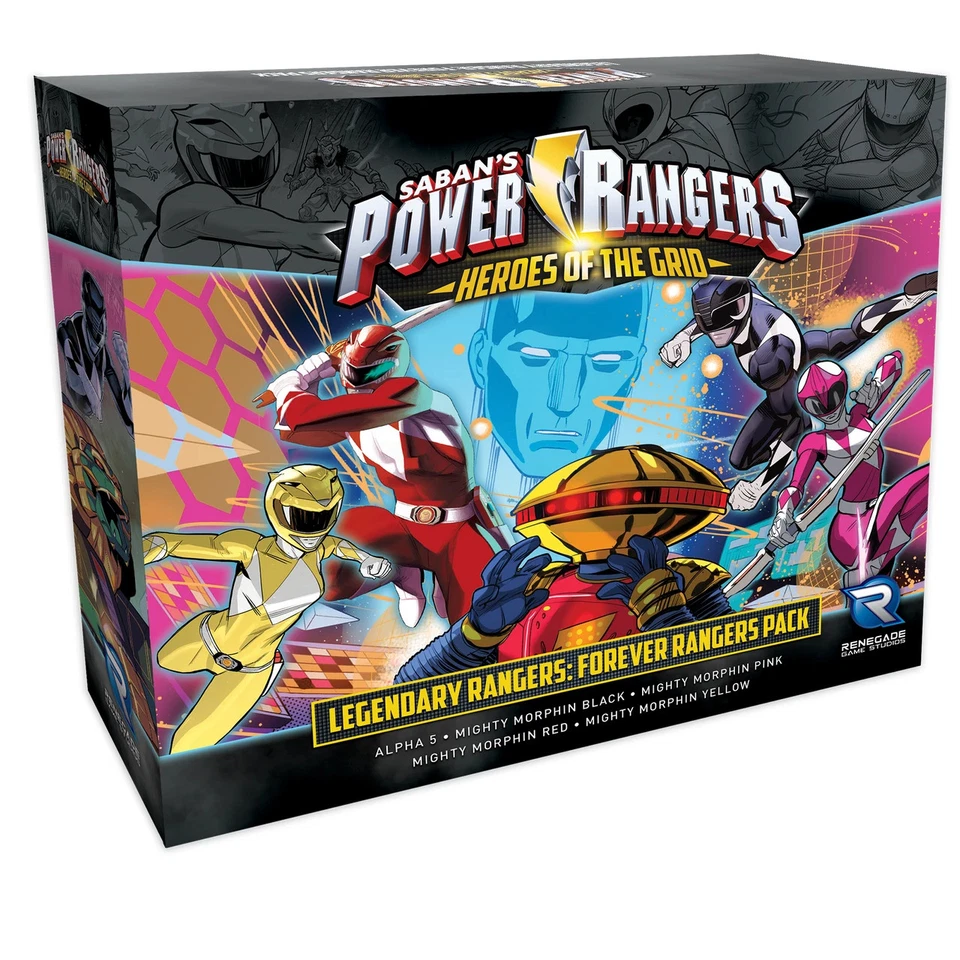 Rgs2166 Renegade Game Studios Power Rangers Heroes of The Grid Legendary