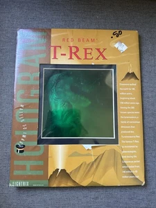 Vintage 1993 Lightrix Red Beam T-Rex 3D Hologram Dinosaur - Unopened - Picture 1 of 4