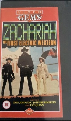 VHS Zachariah - The First Electric Western (1986) FSK 15 Western mit Don Johnson - Bild 1 von 4