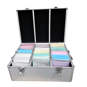 510 Capacity CD DVD Aluminium Storage Case - Slight Cosmetic Imperfection - Picture 1 of 5