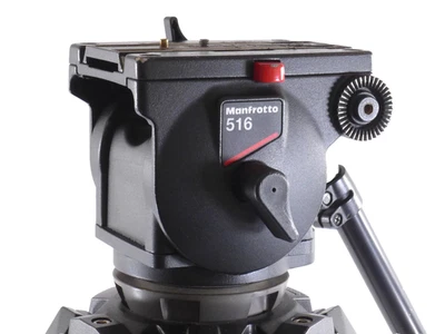 Manfrotto 516 Fluid Head with 2-Stage 3192 Aluminum Tripod - Image 1 of 4