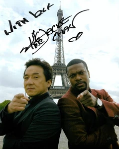 Jackie Chan Genuine Hand Signed 10x8 Photo Rush Hour 2 Signature Autograph +COA - Picture 1 of 2