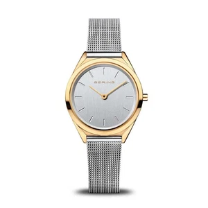 BERING Ultra Slim Collection 17031-010 reloj de pulsera para mujer cuarzo acero inoxidable oro - Imagen 1 de 7