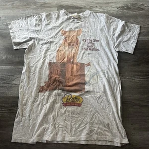 Vintage Universal Studios BABE And Friends Movie T Shirt Big And Tall Promo - Picture 1 of 6