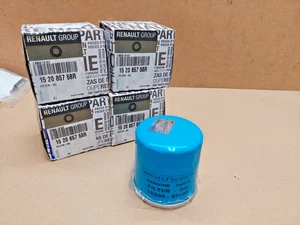 Renault Clio Duster Kadjar 1.6 Oil Filter X4 152085758R Genuine NEW - Picture 1 of 6