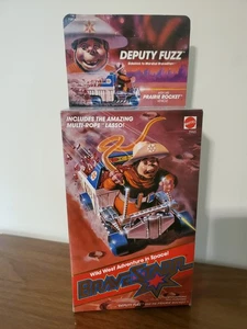 1986 Mattel Bravestarr Sidekick Deputy Fuzz New Mint In Box Vintage Figure - Picture 1 of 10