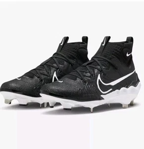 Nike Alpha Huarache NXT Black White Baseball Cleats DJ6517-001 Mens Size 7 NWOB - Picture 1 of 12