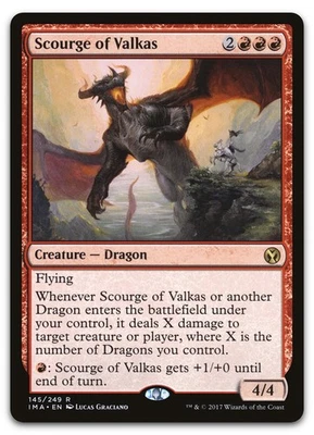 Scourge of Valkas #145 (NM) Iconic Masters IMA Magic MTG - Image 1 of 2