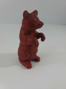 Banco de mendicidad de oso de hierro fundido oso mendigo - Imagen 1 de 7