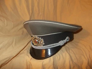 Misura 58 Originale DDR Nva Ufficiale con Visiera Mai Indossato, Stasi MFS - Picture 1 of 8