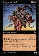 1x Knight of Dusk MTG Tempest NM Magic Regular