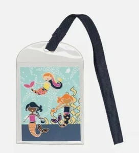 Thirty-one 31 Take Along Bag Tag Mermaid Lagoon New/Unused Bookbag Luggage Lunch - Picture 1 of 4