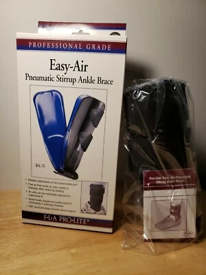 ProLite Easy-Air Left Trainer Pneumatic Ankle Brace for Shorter than 5'4" - Image 1 of 4