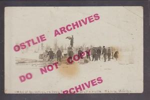 Waterville MINNESOTA RPPC c1910 KOMMERZIELLE ANGELN 55.000 Pfund RAUFISCH NEUWERTIG - Bild 1 von 4