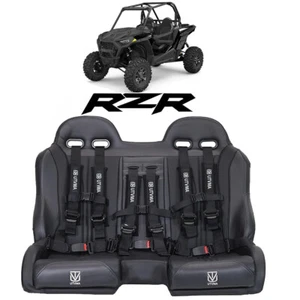 UTVMA RZR 1000 Elite Series Bench Seat Front or Rear Bench Seat W Harnesses - Picture 1 of 1