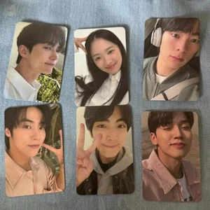 K-DRAMA "LOVELY RUNNER" DENIM ECO BAG PHOTOCARD OFFICIAL SEONJAE IMSOL - Picture 1 of 2