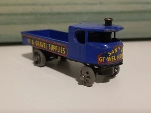 Vintage 1950's Lesney Matchbox Sand & Gravel Supplies Diecast Truck 2.5" Blue - Picture 1 of 6