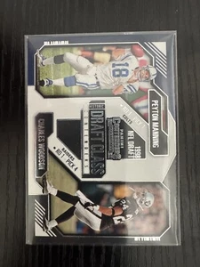 Peyton Manning Charles Woodson 2024 PANINI CONTENDERS HISTORIC DRAFT CLASS - Picture 1 of 2