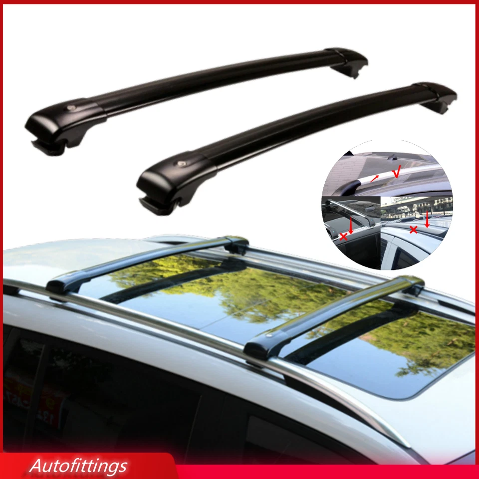 Barra transversal portaequipajes de techo para Chrysler Town Country 1995-2010 Foto 1 de 4