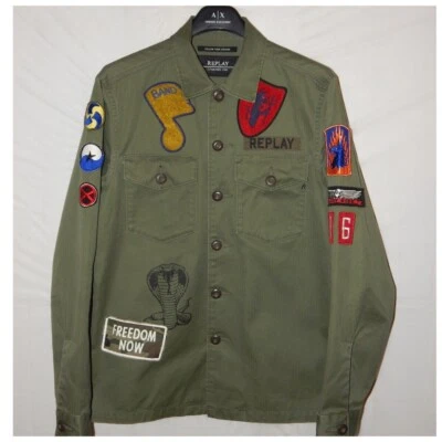 Shirt Overshirt REPLAY Patch. Size M - Image 1 of 4
