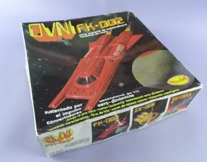 Original ca. 1970er Madel OVNI FK-002 UFO Raumschiff Spielzeug - Vintage unbenutzter Bestand - Bild 1 von 1