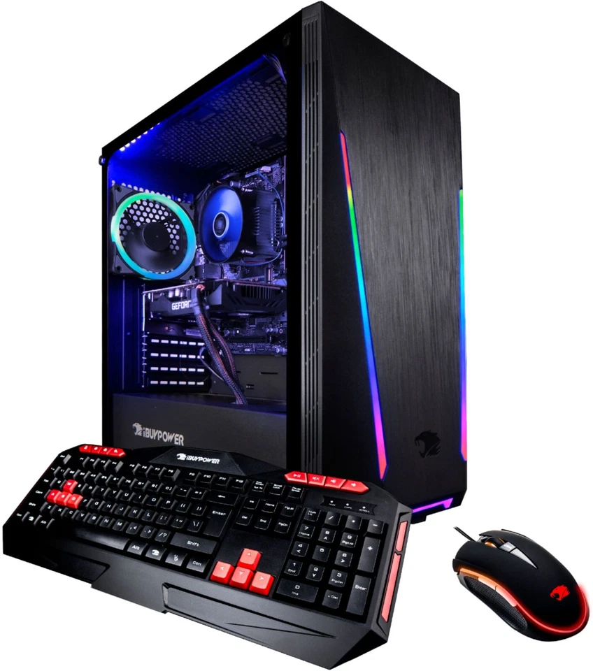 iBUYPOWER Gaming Desktop Intel Core i5-9400F 8GB Memory NVIDIA 1660 GTX 1TB HDD  - Image 1 of 1