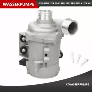 Pompa acqua elettrica pompa refrigerante per BMW Serie 1 3 Serie 5 Serie 6 X1 E60 E90 - Foto 1 di 7