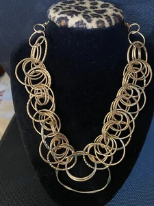 Collana donna ciondolo tono oro 12-26 costume bigiotteria moda - Foto 1 di 4