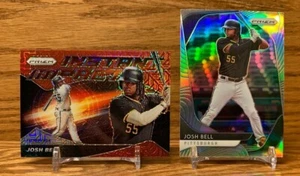 JOSH BELL 2020 Prizm Instant Impact RED MOJO Prizm + Silver Refractor NATIONALS - Picture 1 of 4