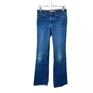 Jeans denim elasticizzato J BRAND donna taglia 28 bootcut vita media lavaggio medio - Foto 1 di 5