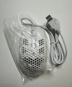 NEW Mamba Snake RGB LED Ultra - Lightweight Gaming Mouse 3200 DPI White 65G - Picture 1 of 4