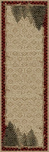2x8 (2'3" x 7'7") Runner Lodge Cabin Pine Forest Area Rug **FREE SHIPPING** - Picture 1 of 2