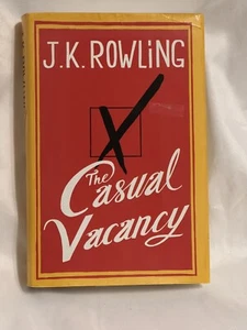 J.K.Rowling The Casual Vacancy In Excellent Unread Condition D/J Has Wear - Picture 1 of 21