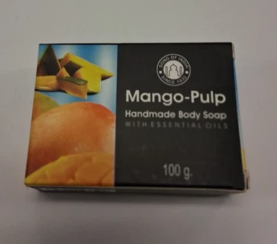 SONG OF INDIA MANGO-PULP HANDGEMACHTE KÖRPERSEIFE ÄTHERISCHE ÖLE 100G Bar R-EXPO - Bild 1 von 3