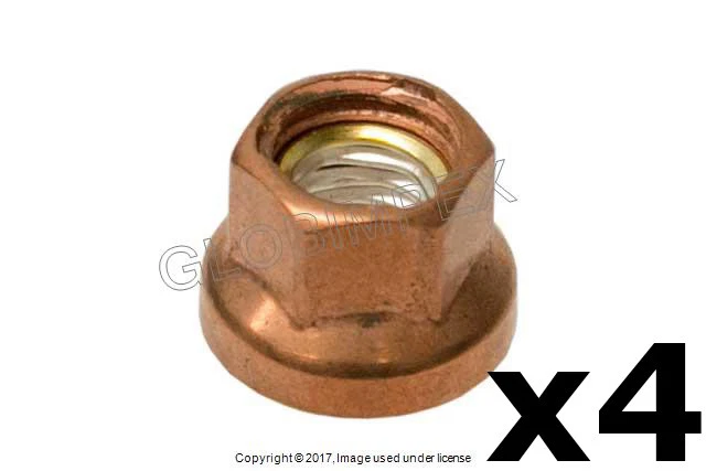 Tuerca de cuello de cobre BMW (2002-2017) (juego de 4) escape (8 mm) GENUINA + garantía Foto 1 de 1