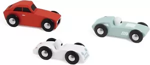 Set Di Auto Da Corsa Sportive Classiche Per Bambini Nero Bianco Blu - Foto 1 di 7