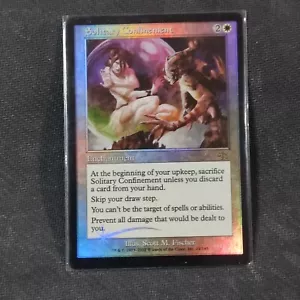 Solitary Confinement FOIL Judgment NM White Rare MTG - Picture 1 of 3