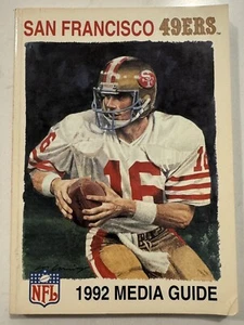 San Francisco 49ers Joe Montana 1992 NFL Football Media Guide - Bild 1 von 5