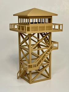 1 - HO Scale Watch Tower / Fire Lookout - 5 1/2" Tall - Realistic 3d Model - Picture 1 of 10
