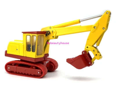 1:76 Yellow JCB 7 Crawler Excavators Construction Model Diecast Metal Car - Image 1 of 4